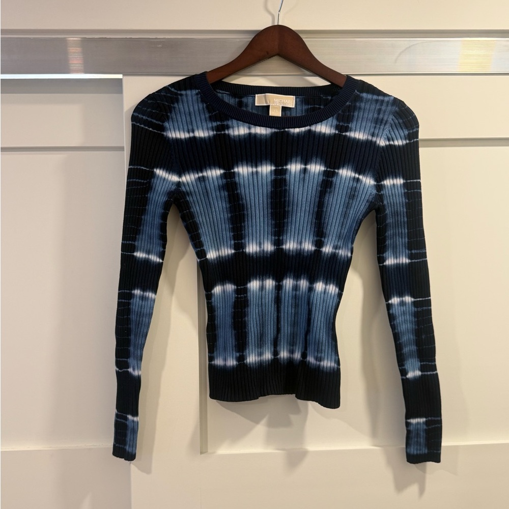 Michael Kors Tie-Dye Ribbed Top